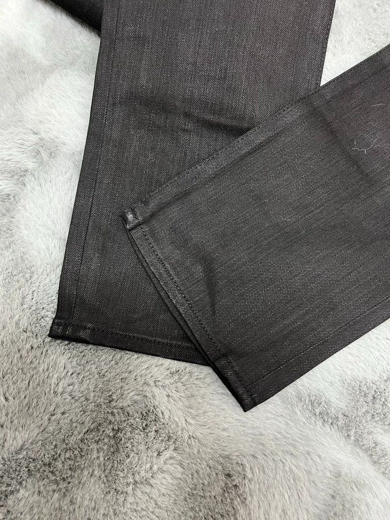 Saint Laurent Paris Saint Laurent Black Distressed Denim Pants Size 29 Size US 29 - 8 Thumbnail