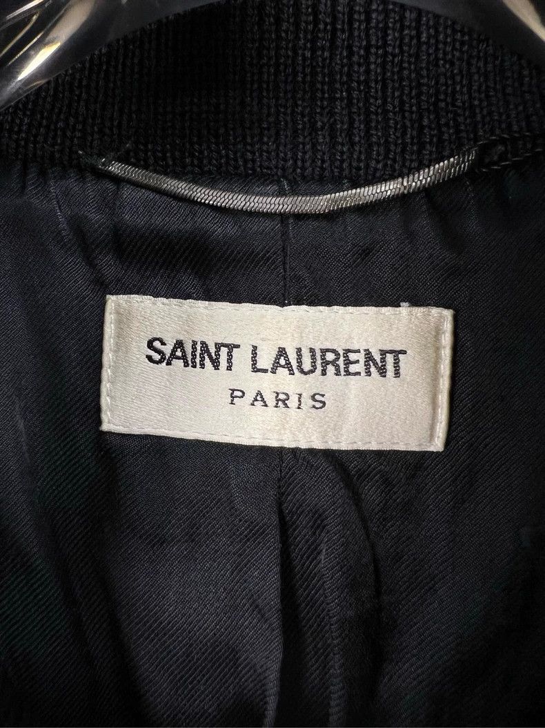 Saint Laurent Paris Saint Laurent Black and White Baseball Jacket Size US M / EU 48-50 / 2 - 3 Thumbnail