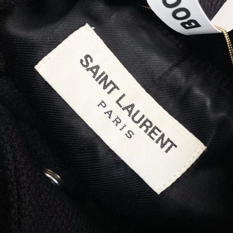 Saint Laurent Paris Saint Laurent Wool Striped Baseball Jacket Size US M / EU 48-50 / 2 - 4 Thumbnail