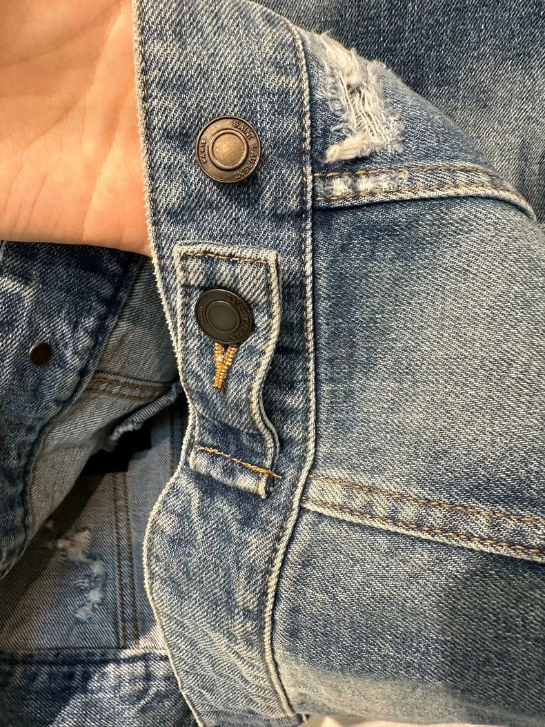Saint Laurent Paris Saint Laurent Denim Jacket for Men Size US M / EU 48-50 / 2 - 8 Thumbnail