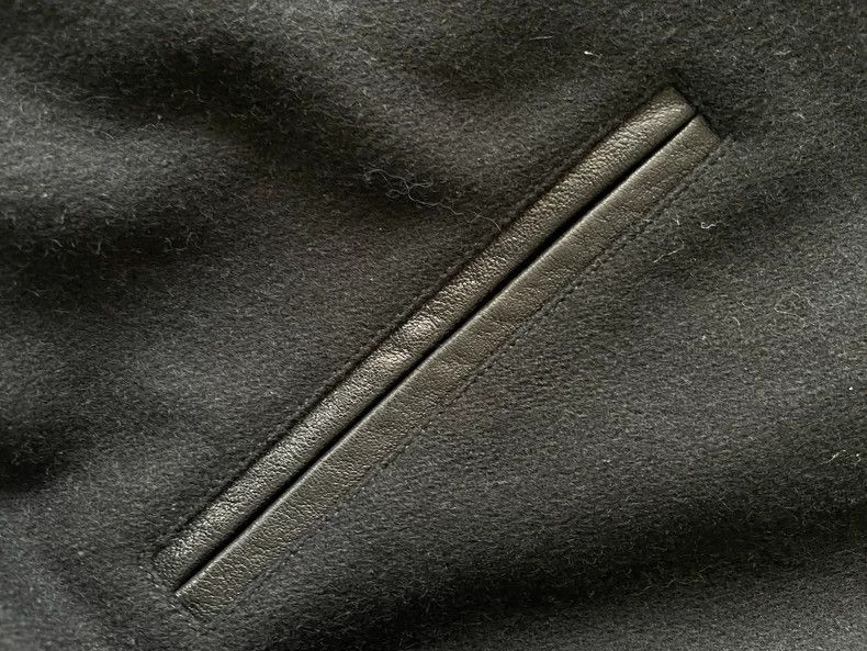 Saint Laurent Paris Saint Laurent Black Wool Baseball Jacket Size US L / EU 52-54 / 3 - 5 Thumbnail
