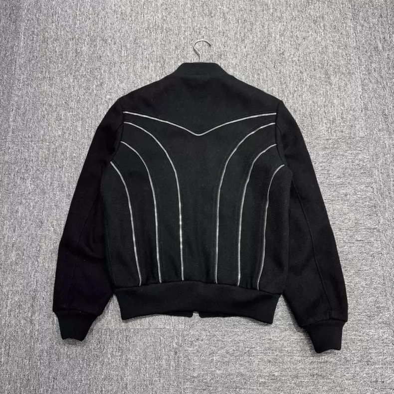 Saint Laurent Paris Wool Baseball Jacket with Zippers Size US L / EU 52-54 / 3 - 2 Thumbnail