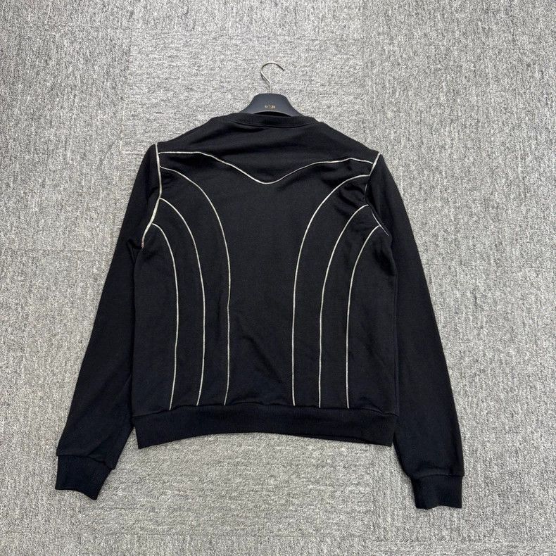 Saint Laurent Paris Black Sweatshirt with Zipper Decoration Size US L / EU 52-54 / 3 - 2 Thumbnail