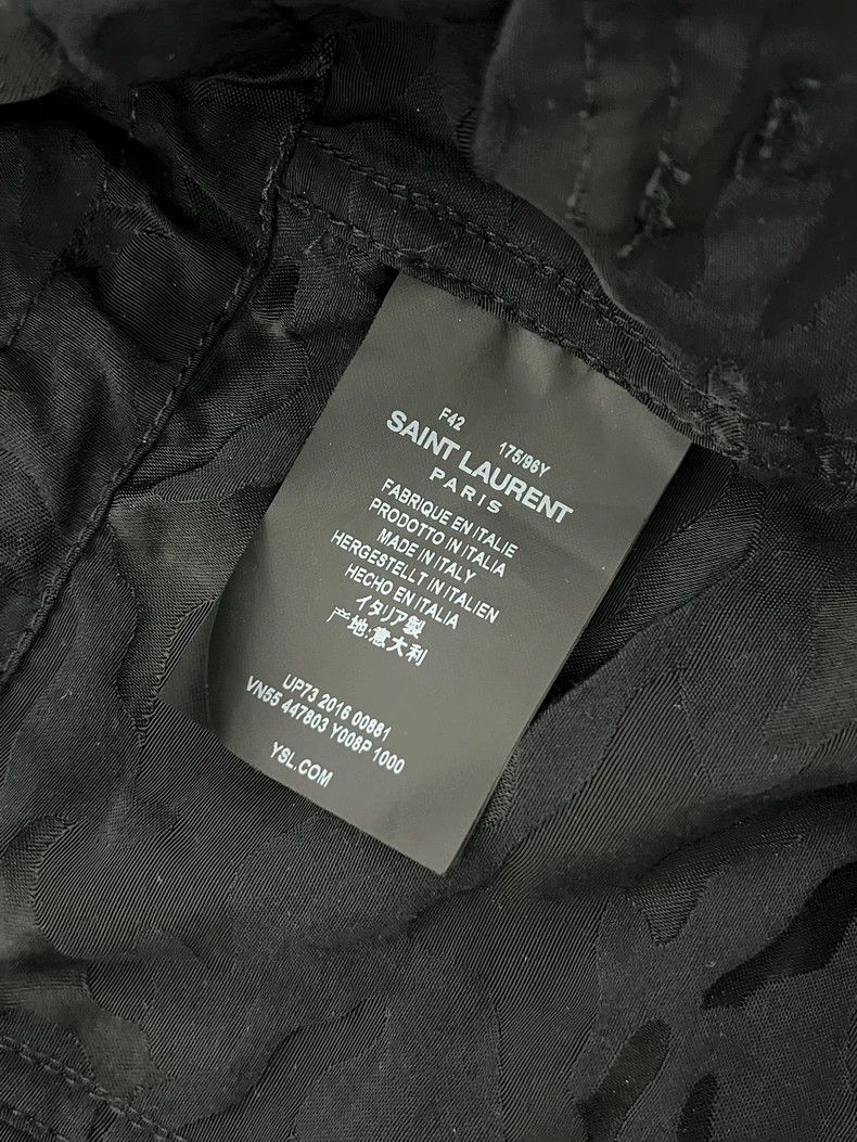 Yves Saint Laurent Saint Laurent Camouflage Work Jacket in Black Size US L / EU 52-54 / 3 - 3 Thumbnail