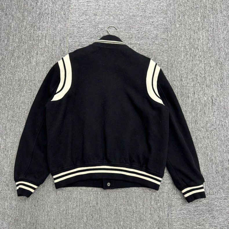 Saint Laurent Paris SLP Black and White Baseball Jacket Size US XXL / EU 58 / 5 - 2 Thumbnail