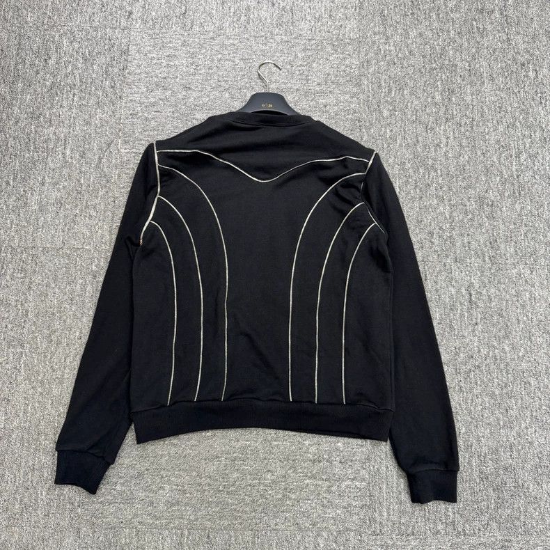 Saint Laurent Paris Black Zip Detail Sweatshirt Size US L / EU 52-54 / 3 - 2 Thumbnail