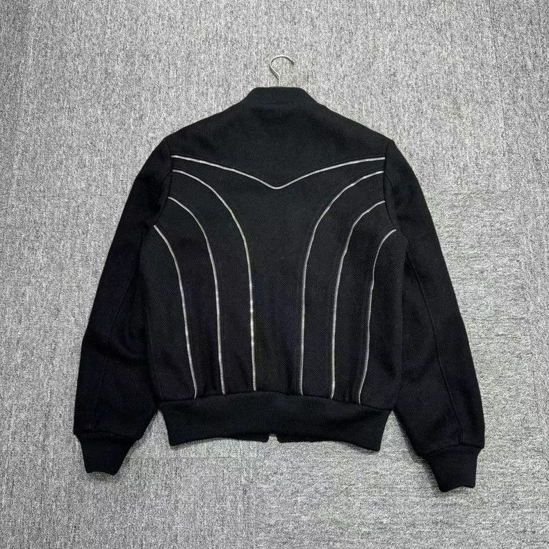 Saint Laurent Paris Wool Baseball Jacket with Zippers Size US L / EU 52-54 / 3 - 2 Thumbnail
