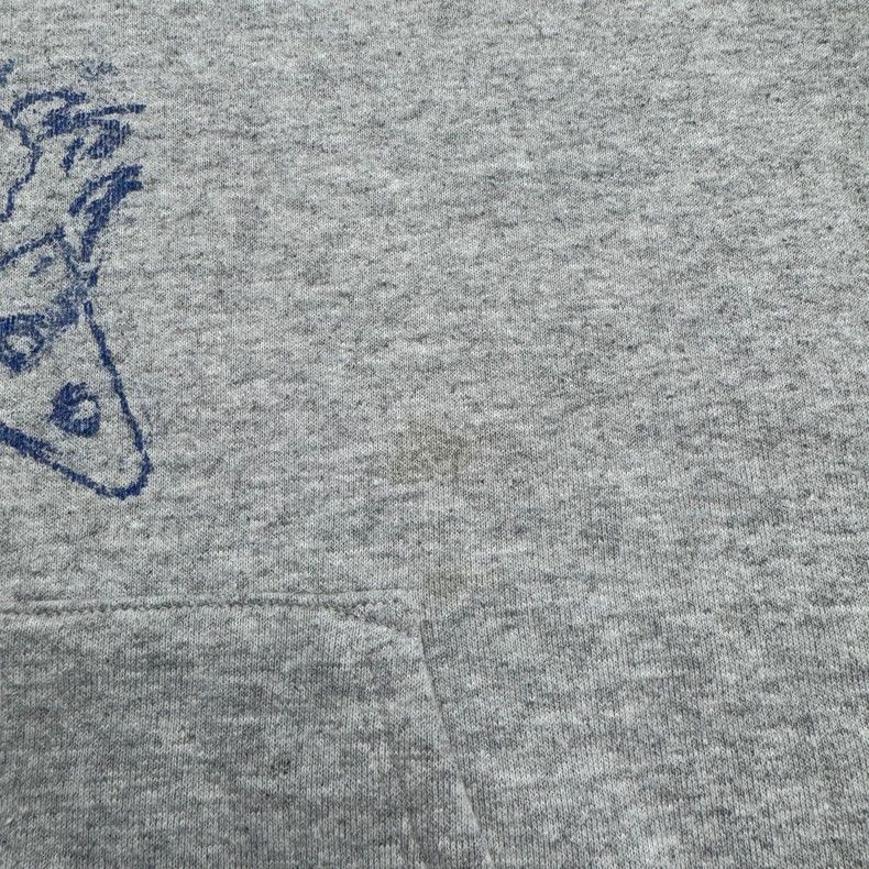 Saint Laurent Paris Cartoon Pattern Hooded Sweatshirt in Gray Size US XL / EU 56 / 4 - 3 Thumbnail