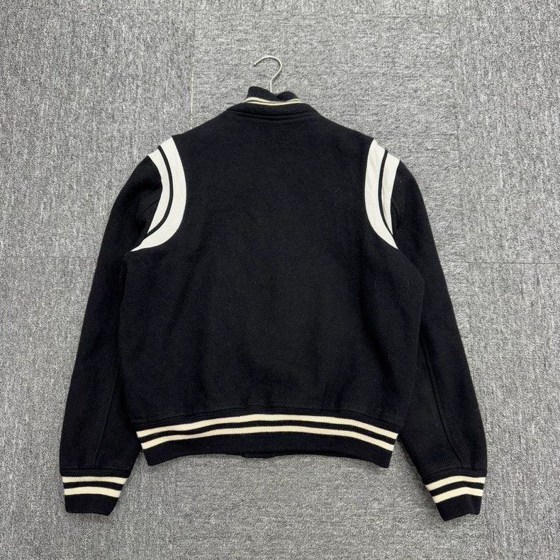 Saint Laurent Paris Black and White Baseball Jacket Size US L / EU 52-54 / 3 - 2 Thumbnail