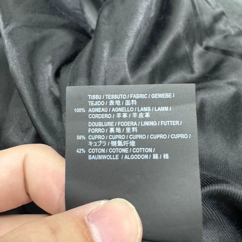 Saint Laurent Paris Black Leather Zip-Up Jacket with Pockets Size US M / EU 48-50 / 2 - 5 Thumbnail