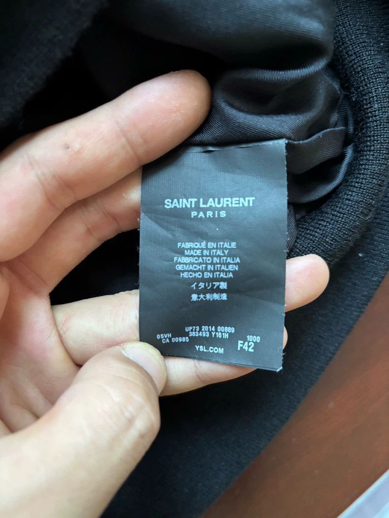 Saint Laurent Paris Saint Laurent Black Embroidered Jacket Size US M / EU 48-50 / 2 - 4 Thumbnail