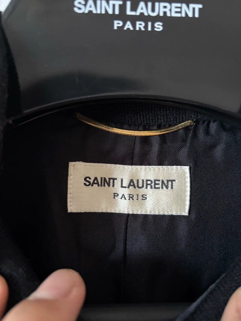 Saint Laurent Paris Saint Laurent Black Embroidered Jacket Size US M / EU 48-50 / 2 - 2 Thumbnail