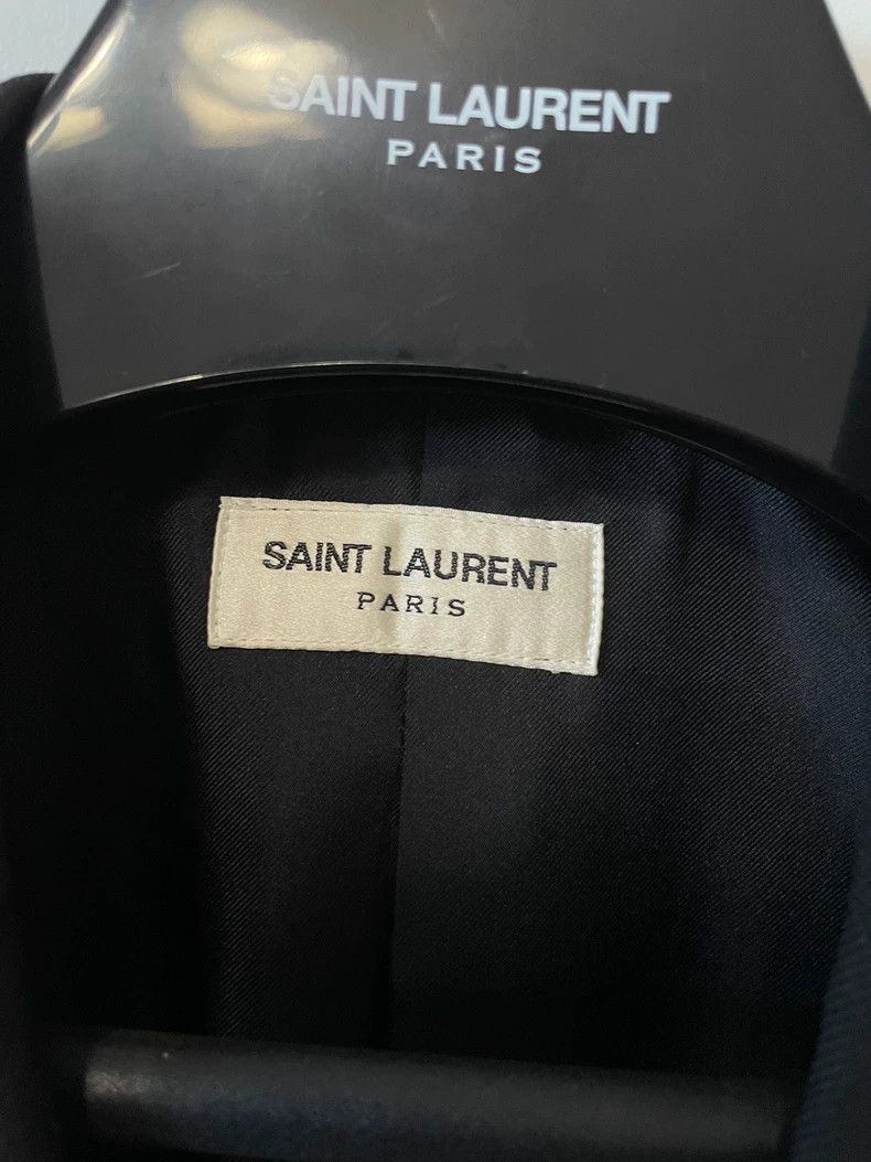 Saint Laurent Paris Saint Laurent Black Two-Piece Suit Jacket Size US M / EU 48-50 / 2 - 2 Thumbnail