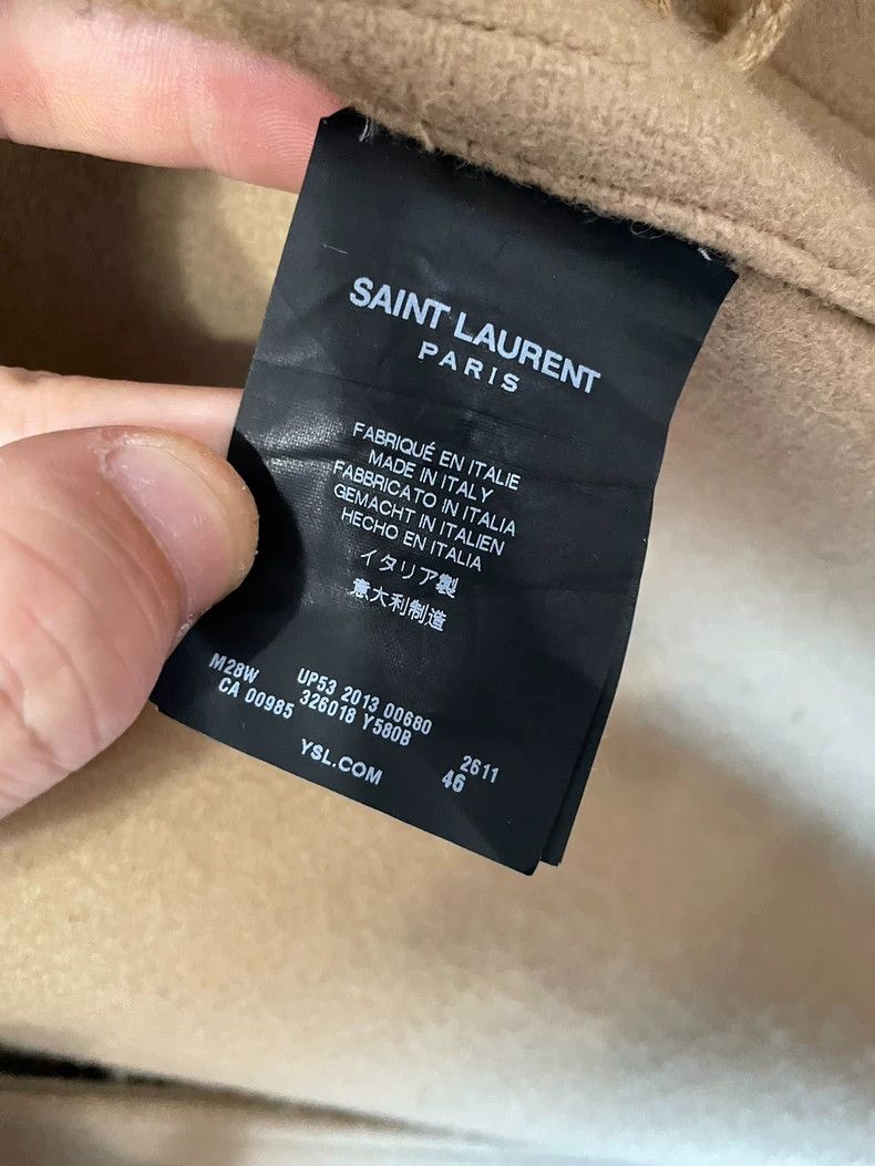 Saint Laurent Paris Saint Laurent Wool Hooded Duffle Coat Size US L / EU 52-54 / 3 - 4 Thumbnail