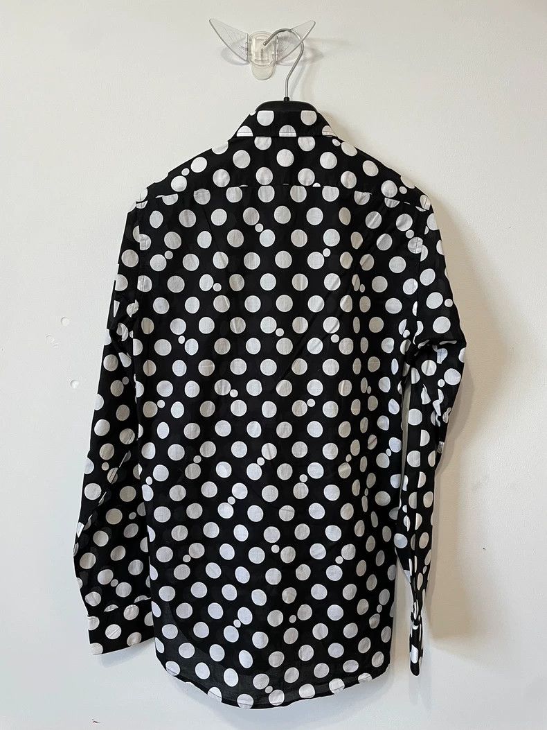 Saint Laurent Paris Saint Laurent Polka Dot Long Sleeve Shirt Size US M / EU 48-50 / 2 - 3 Thumbnail