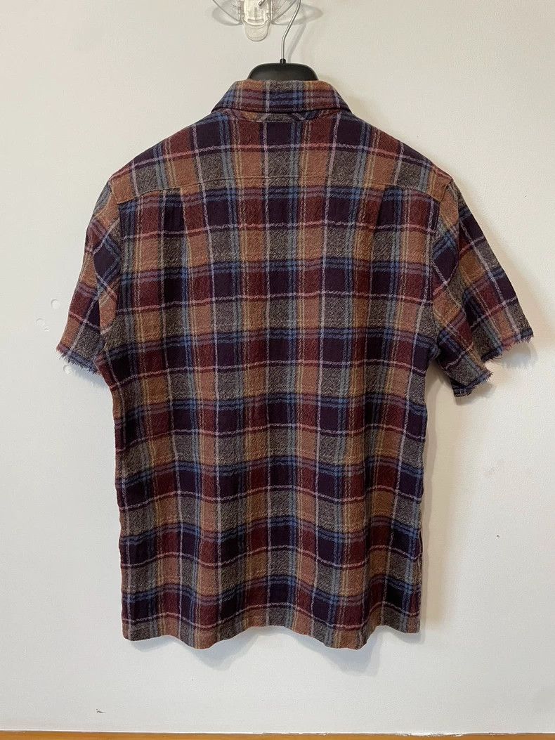 Saint Laurent Paris Saint Laurent Short Sleeve Flannel Shirt Size US L / EU 52-54 / 3 - 3 Thumbnail