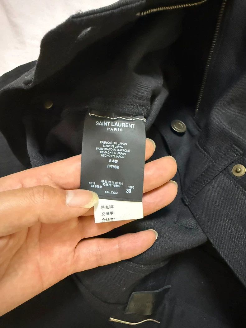 Saint Laurent Paris Saint Laurent Slim Fit Denim Pants Size US 30 / EU 46 - 5 Thumbnail