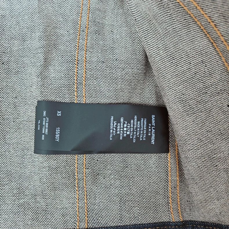 Saint Laurent Paris Saint Laurent Denim Jacket in New Condition Size US XS / EU 42 / 0 - 2 Thumbnail