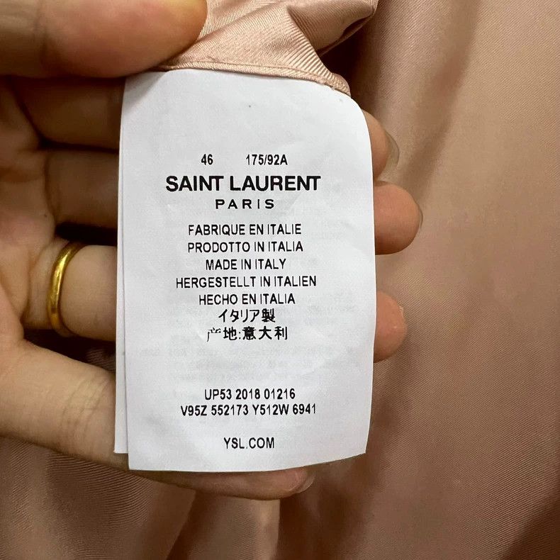 Saint Laurent Paris Saint Laurent Pink Casual Blazer Size 46 Size US M / EU 48-50 / 2 - 3 Thumbnail