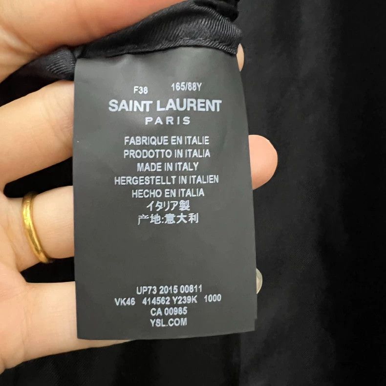 Saint Laurent Paris Saint Laurent Embroidered Lapel Blazer Size 38 Size US S / EU 44-46 / 1 - 4 Thumbnail