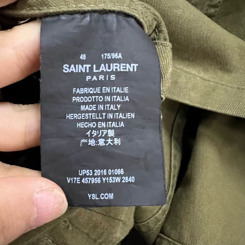 Saint Laurent Paris Saint Laurent Shark Embroidery Jacket Size 48 Size US M / EU 48-50 / 2 - 4 Thumbnail