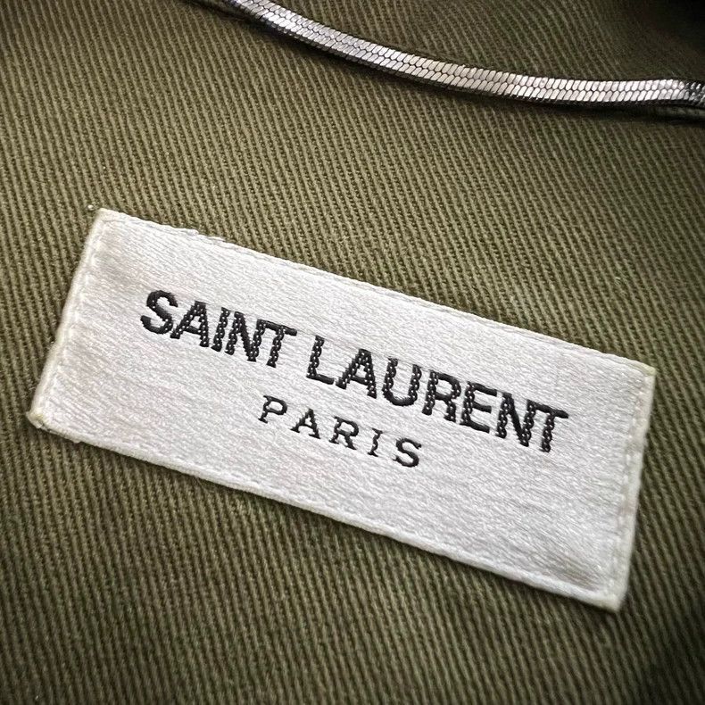 Saint Laurent Paris Saint Laurent Shark Embroidery Jacket Size 48 Size US M / EU 48-50 / 2 - 2 Thumbnail