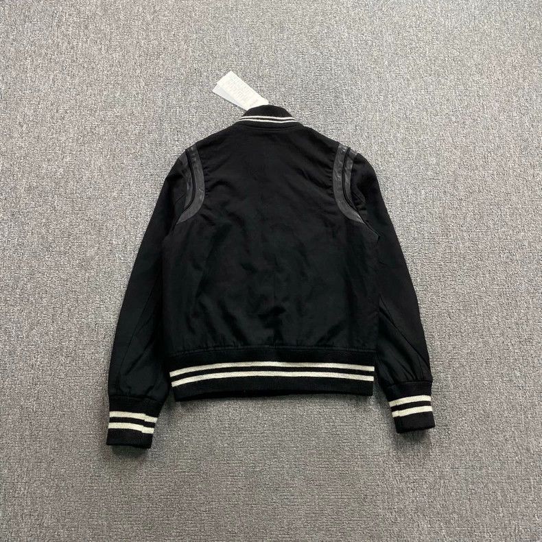 Saint Laurent Paris Saint Laurent Black and White Baseball Jacket Size US M / EU 48-50 / 2 - 2 Thumbnail