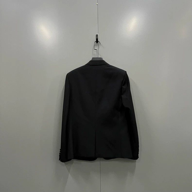 Saint Laurent Paris Saint Laurent Black Suit Jacket Size 48 Size US M / EU 48-50 / 2 - 2 Thumbnail