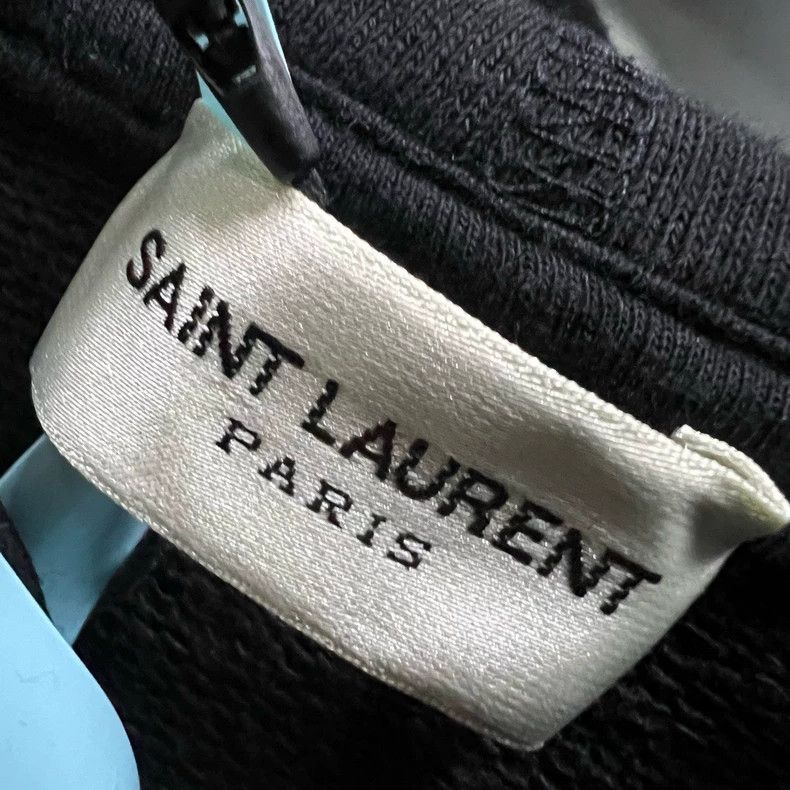 Saint Laurent Paris Saint Laurent Floral Drawstring Hoodie Size US M / EU 48-50 / 2 - 4 Thumbnail