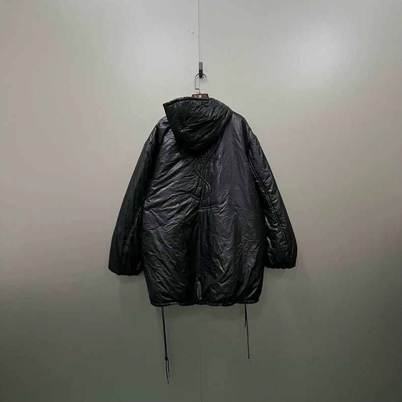 Saint Laurent Paris Saint Laurent Black Hooded Down Jacket Size US S / EU 44-46 / 1 - 2 Thumbnail