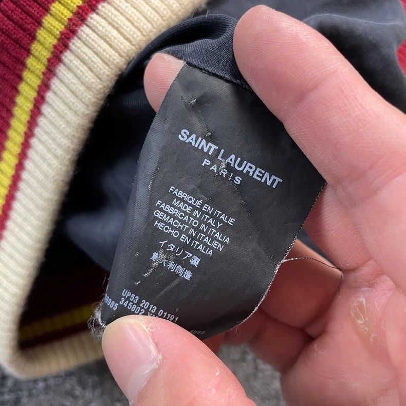 Saint Laurent Paris Saint Laurent Blue Silk School Uniform Jacket Size US M / EU 48-50 / 2 - 4 Thumbnail