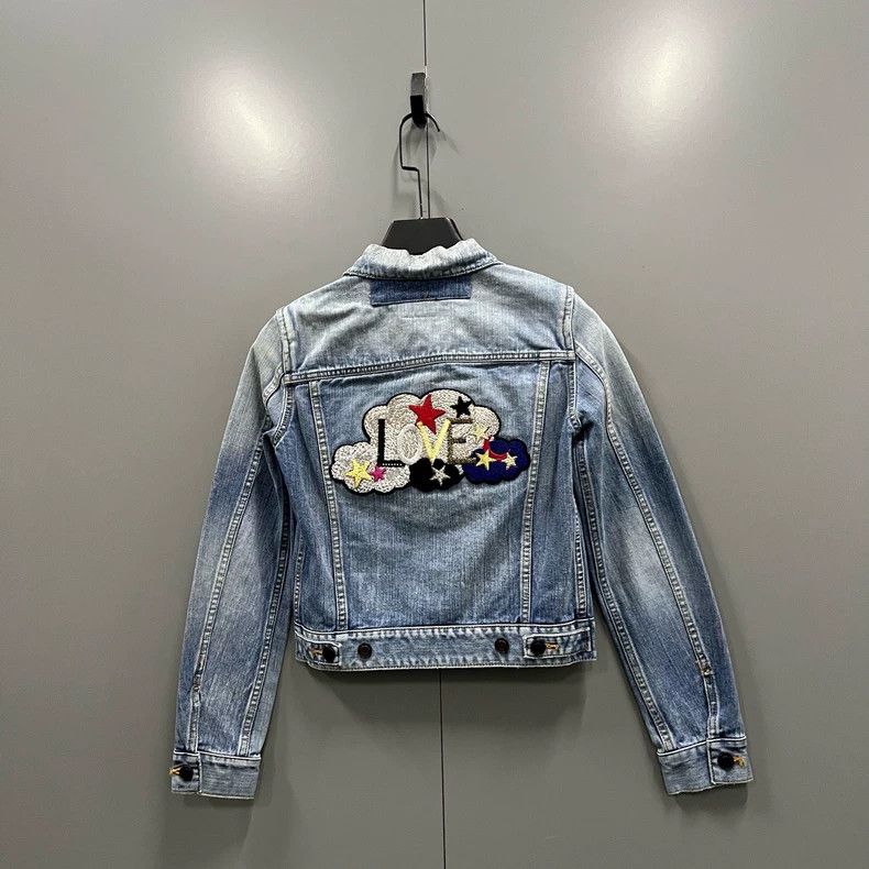 Saint Laurent Blue Denim Jacket Size S
