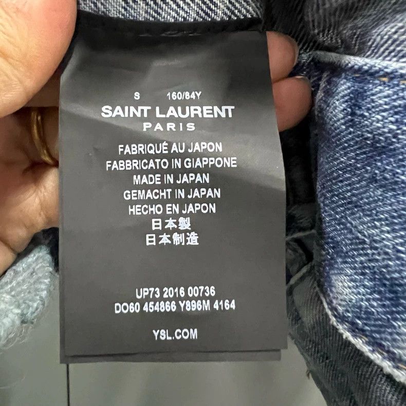 Saint Laurent Blue Denim Jacket Size S