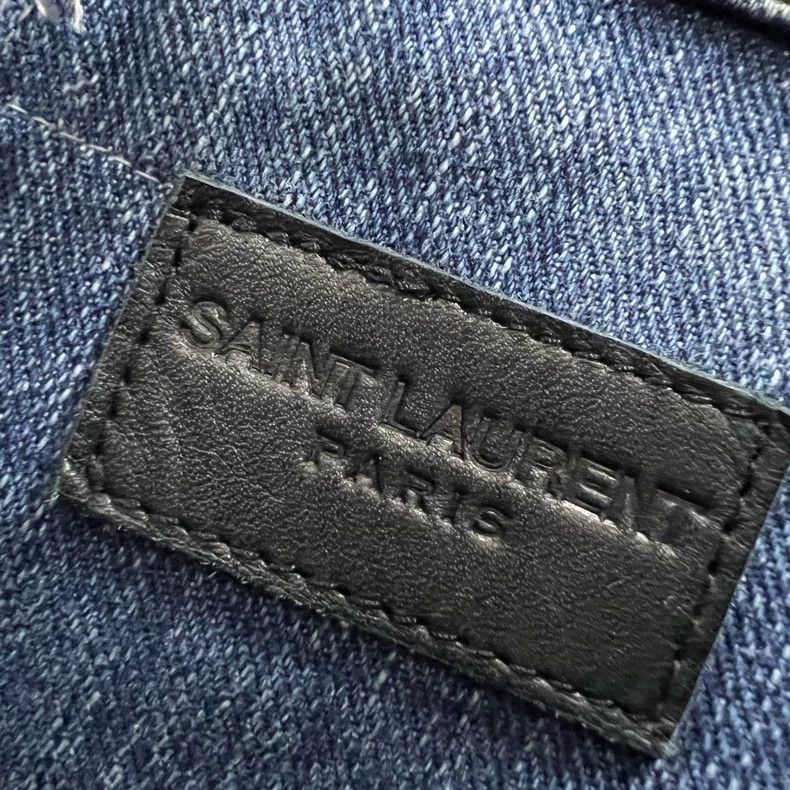 Saint Laurent Blue Denim Jacket Size S