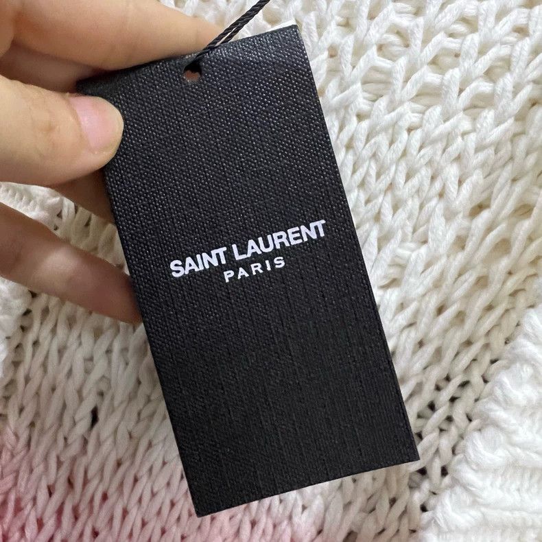 Saint Laurent Paris Saint Laurent Color Block Knit Hoodie Sweater Size US S / EU 44-46 / 1 - 3 Thumbnail