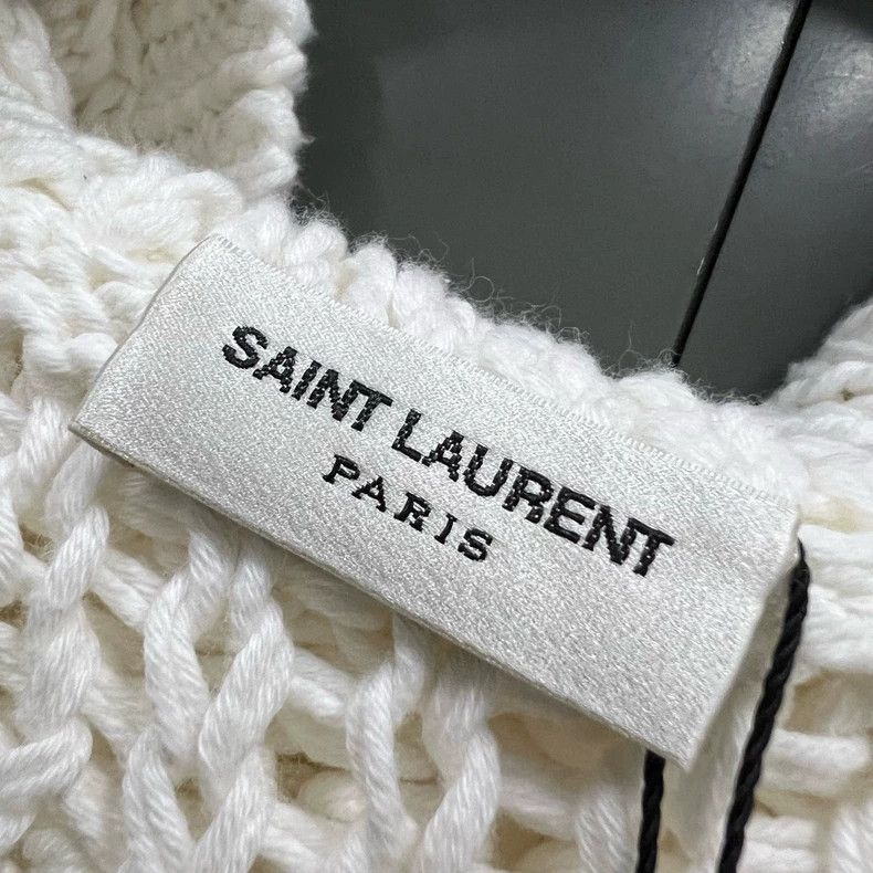 Saint Laurent Paris Saint Laurent Color Block Knit Hoodie Sweater Size US S / EU 44-46 / 1 - 2 Thumbnail
