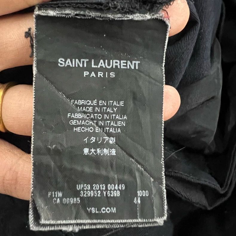 Saint Laurent Paris Saint Laurent Black Pants Size 44 Size US 31 - 4 Thumbnail