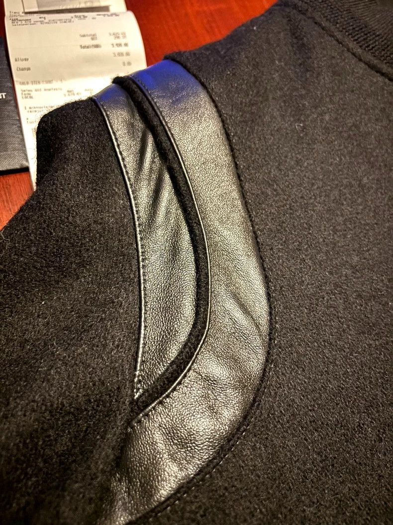 Saint Laurent Paris Saint Laurent Black Wool Bomber Jacket Size US M / EU 48-50 / 2 - 4 Thumbnail