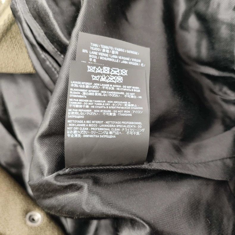 Saint Laurent Paris Saint Laurent Wool Jacket in Dark Green Size US S / EU 44-46 / 1 - 6 Thumbnail