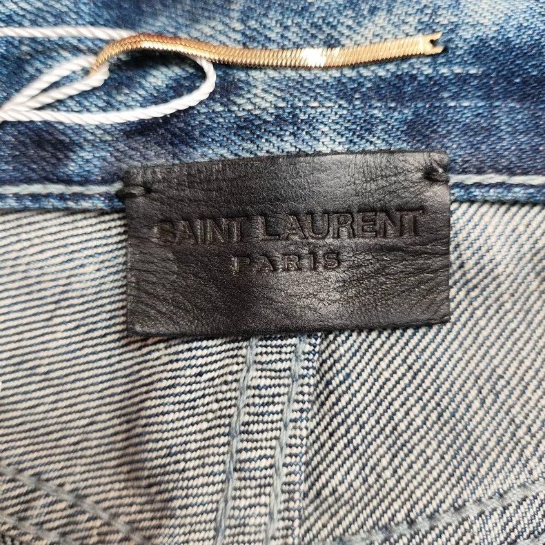Saint Laurent Paris Saint Laurent Blue Denim Jeans Size US 26 / EU 42 - 4 Thumbnail
