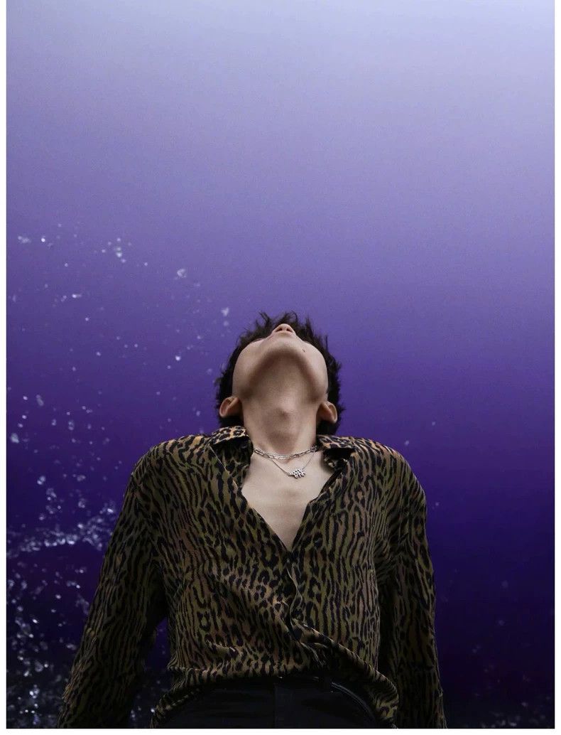 Saint Laurent Paris Saint Laurent Leopard Print Silk Shirt Size US M / EU 48-50 / 2 - 7 Thumbnail
