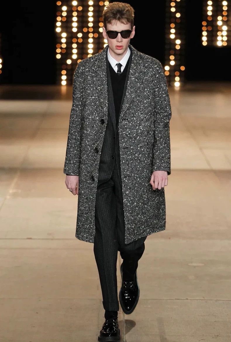 Saint Laurent Paris Saint Laurent Black and White Coat Size US S / EU 44-46 / 1 - 5 Thumbnail
