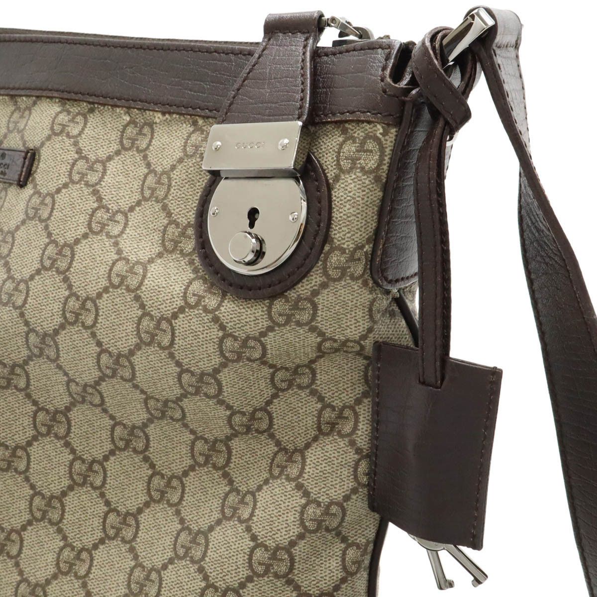 Gucci Gucci Gucci GG Supreme Nylon Canvas Shoulder Bag Canvas Crossbody Bag 148476 DUTY FREE for USA Size ONE SIZE - 6 Thumbnail