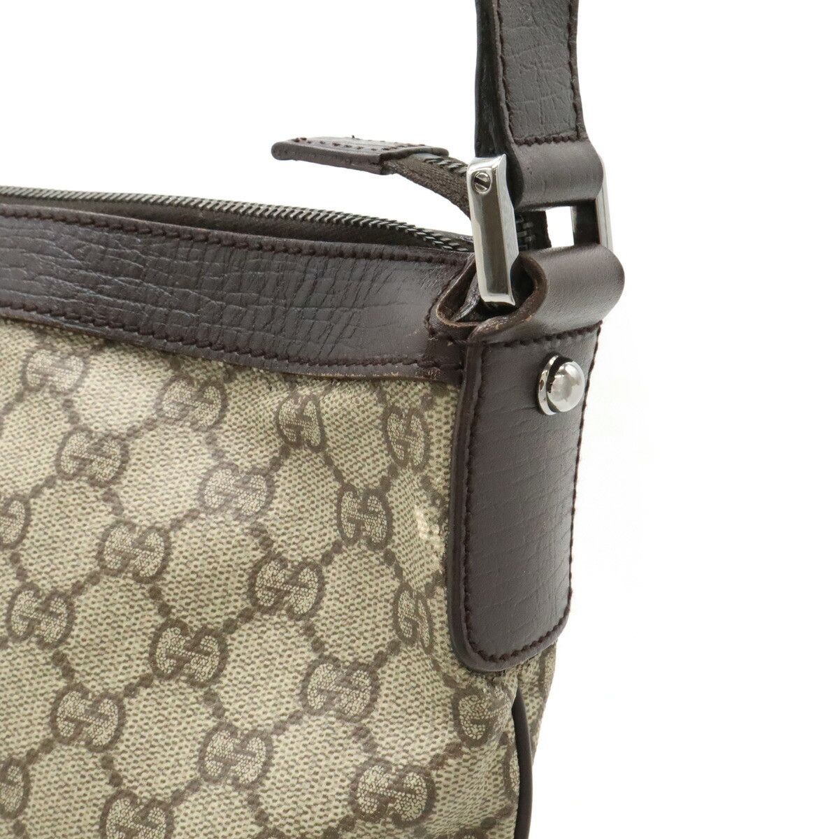 Gucci Gucci Gucci GG Supreme Nylon Canvas Shoulder Bag Canvas Crossbody Bag 148476 DUTY FREE for USA Size ONE SIZE - 4 Thumbnail