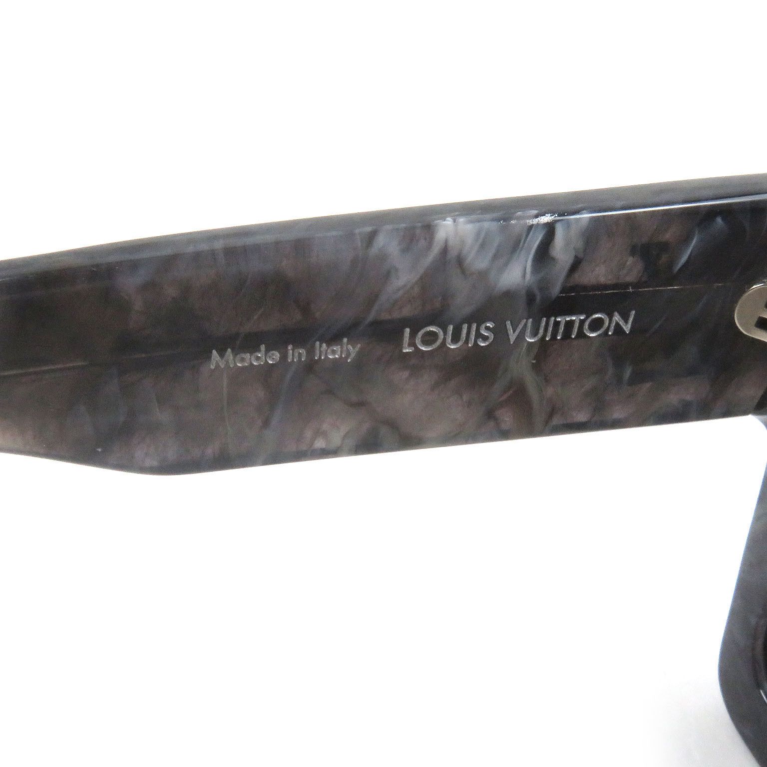 Louis Vuitton Louis Vuitton Louis Vuitton Cyclone Marble Pattern Sunglasses Plastic Sunglasses Z1789E DUTY FREE for USA Size ONE SIZE - 11 Thumbnail