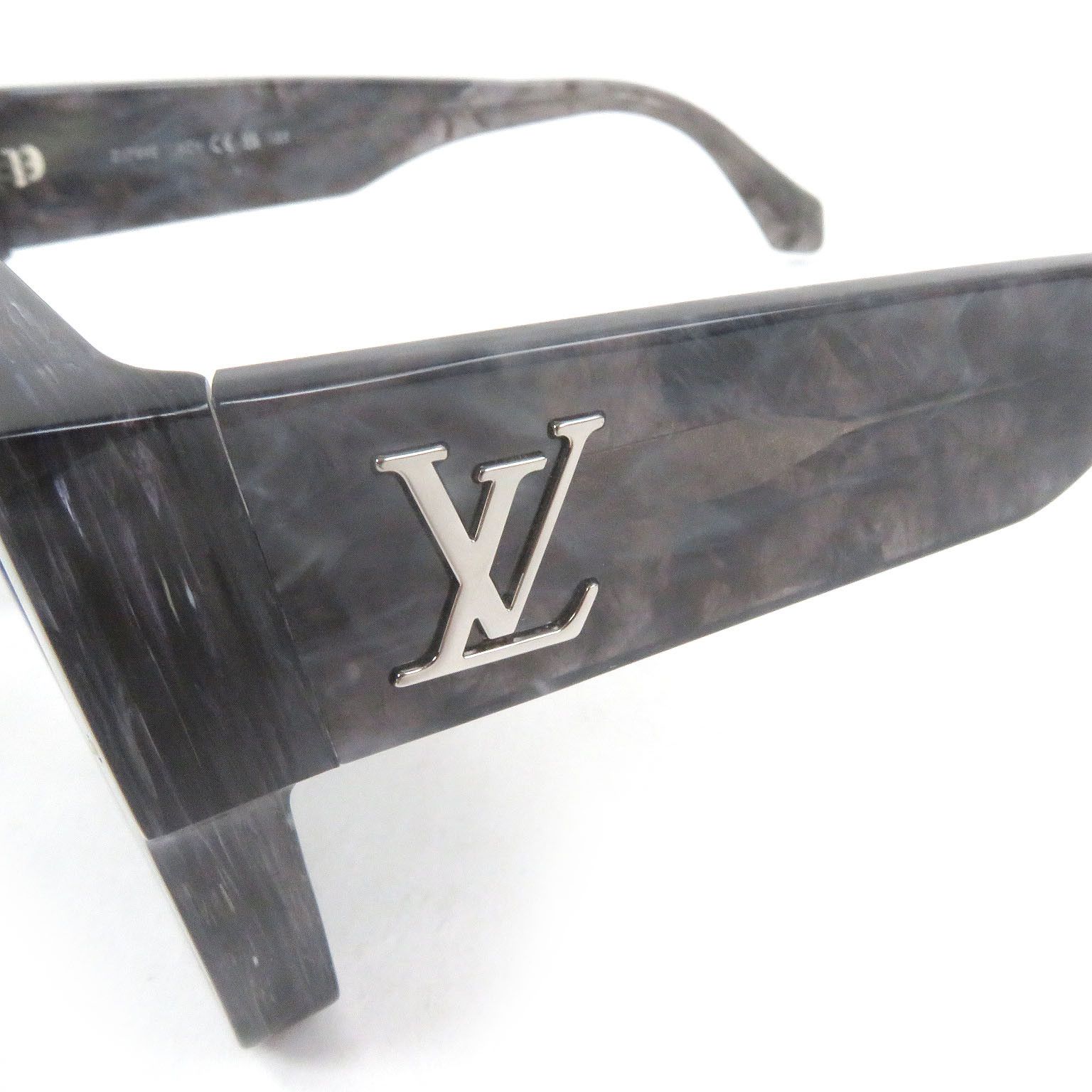 Louis Vuitton Louis Vuitton Louis Vuitton Cyclone Marble Pattern Sunglasses Plastic Sunglasses Z1789E DUTY FREE for USA Size ONE SIZE - 8 Thumbnail