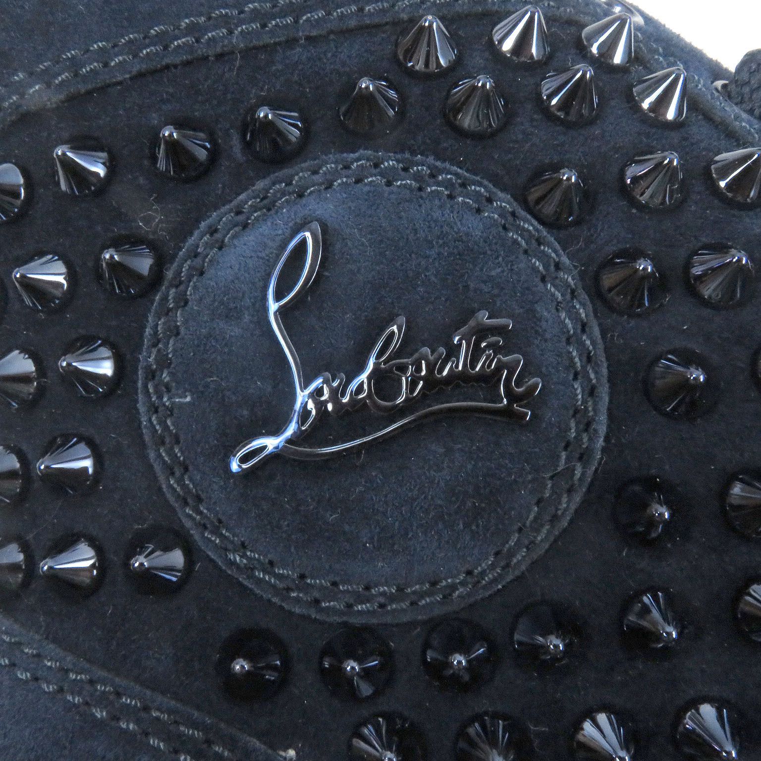 Christian Louboutin Christian Louboutin Christian Louboutin LOUIS FLAT Suede Sneakers Suede Shoes 3101212 DUTY FREE for USA Size ONE SIZE - 7 Thumbnail