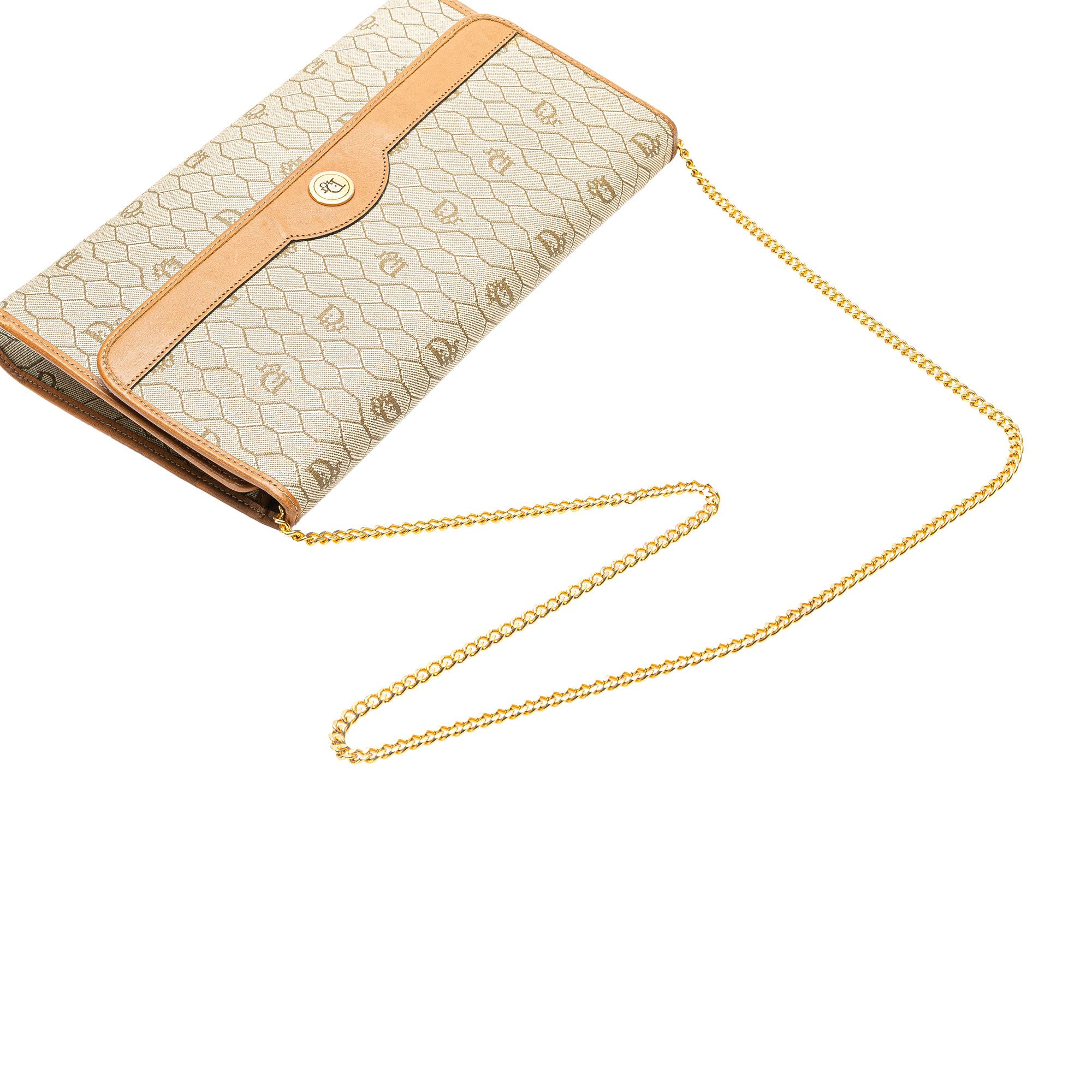 Dior Dior Honeycomb Coated Canvas Chain Shoulder Bag Size ONE SIZE - 10 Thumbnail