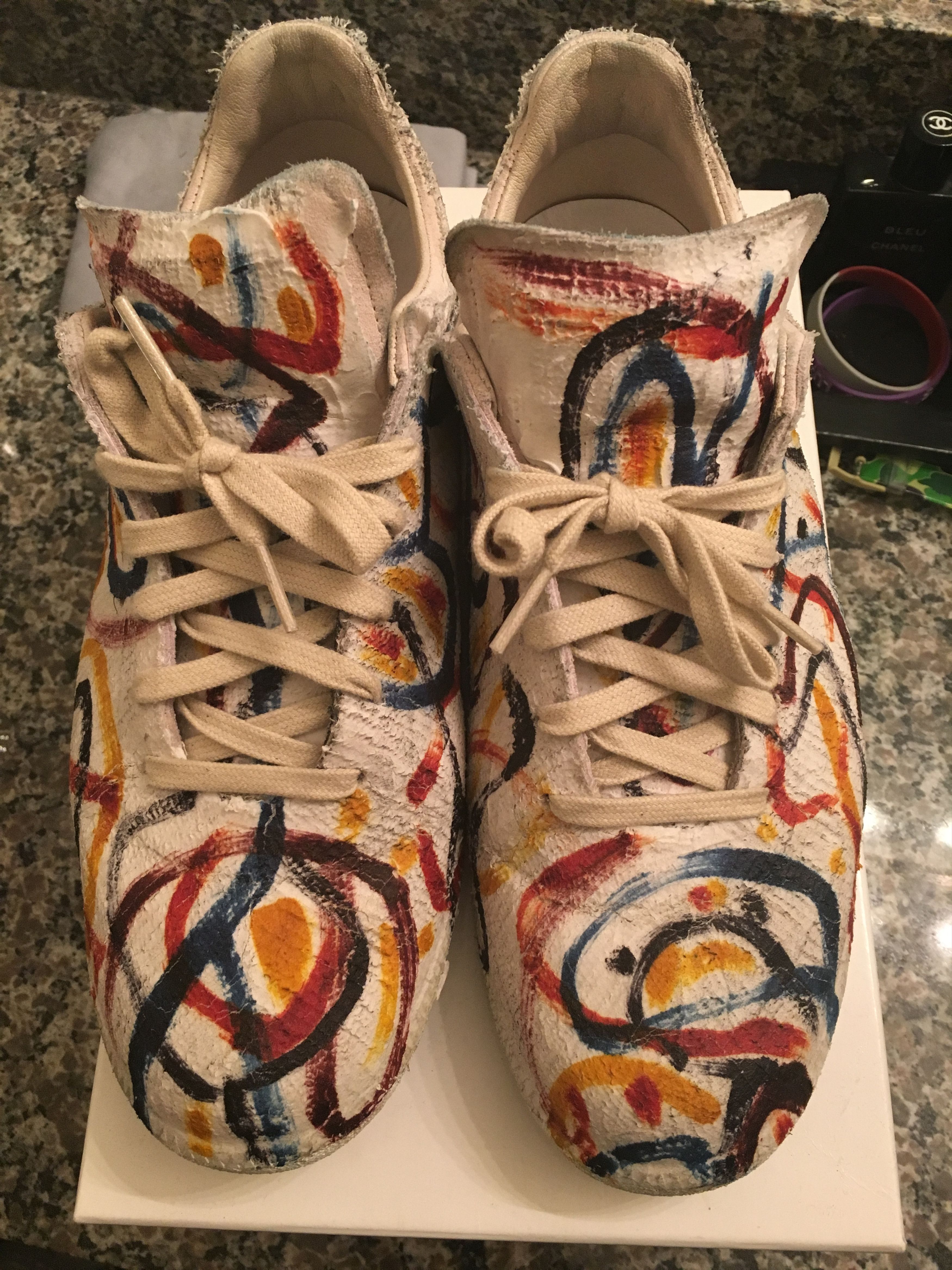 Multicolor Chalk Replica Sneakers