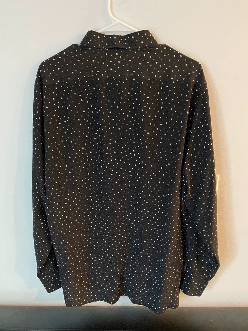 Saint Laurent Paris Lightweight Polka Dot Button-Up Shirt Size US M / EU 48-50 / 2 - 2 Thumbnail